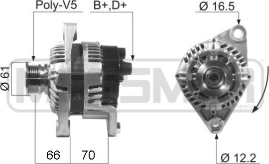 ERA 210254 - Ģenerators autospares.lv