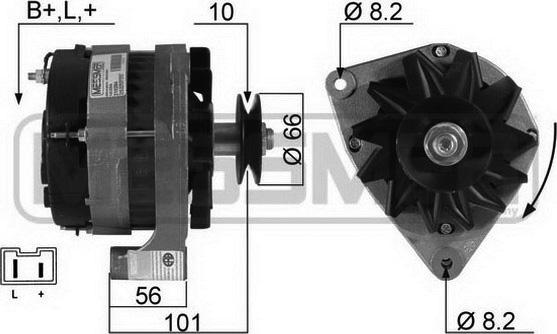 ERA 210264R - Генератор www.autospares.lv