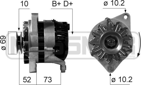 ERA 210265A - Ģenerators www.autospares.lv