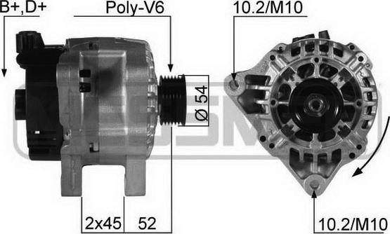 ERA 210205 - Ģenerators www.autospares.lv