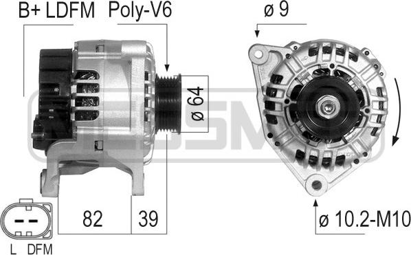 ERA 210200 - Alternator www.autospares.lv