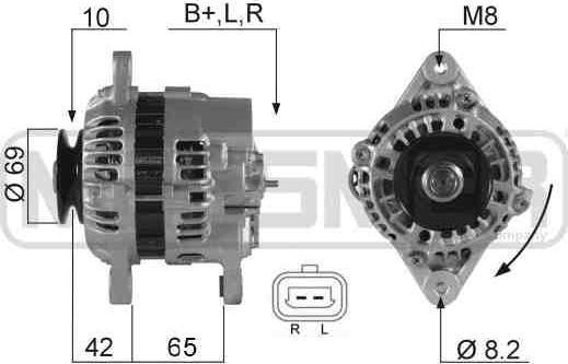 ERA 210208 - Ģenerators autospares.lv