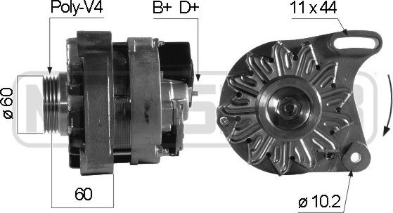 ERA 210219A - Генератор www.autospares.lv