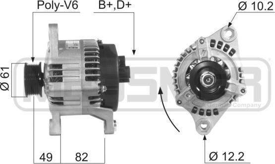 ERA 210215 - Ģenerators www.autospares.lv