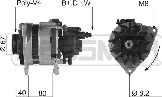 ERA 210210A - Ģenerators www.autospares.lv