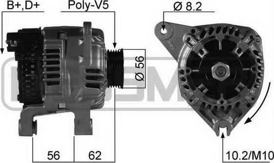 ERA 210218A - Ģenerators www.autospares.lv