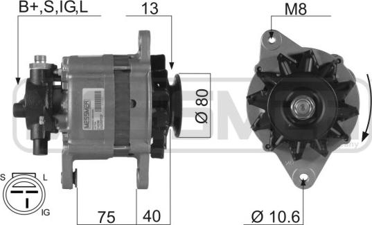 ERA 210288R - Ģenerators autospares.lv