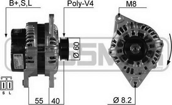 ERA 210283 - Генератор www.autospares.lv