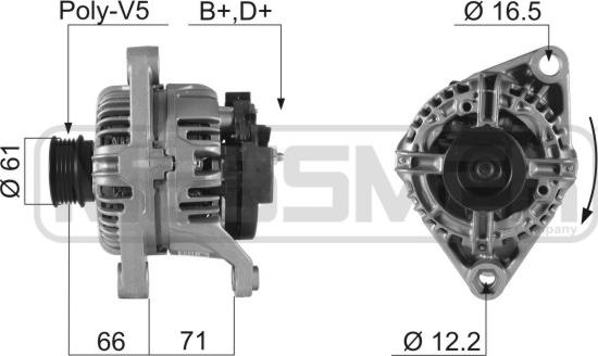 ERA 210287 - Ģenerators www.autospares.lv