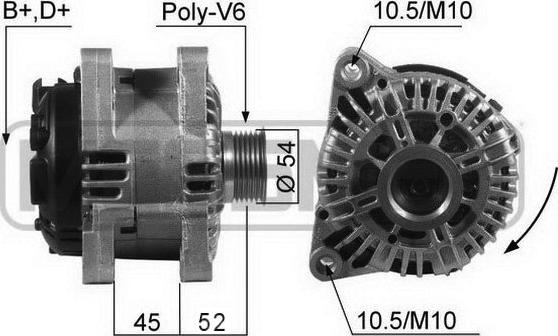 ERA 210234 - Генератор www.autospares.lv