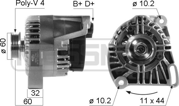 ERA 210237 - Ģenerators www.autospares.lv