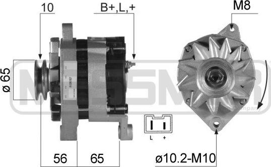 ERA 210226A - Ģenerators www.autospares.lv