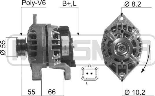 ERA 210223 - Ģenerators www.autospares.lv