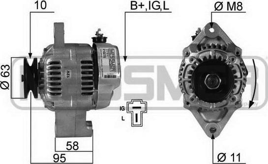 ERA 210279A - Ģenerators www.autospares.lv