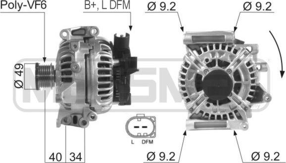 ERA 210273 - Alternator www.autospares.lv