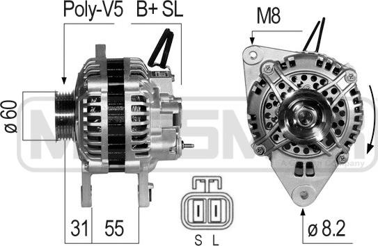 ERA 210799 - Ģenerators www.autospares.lv