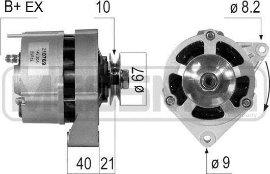 ERA 210769A - Ģenerators www.autospares.lv