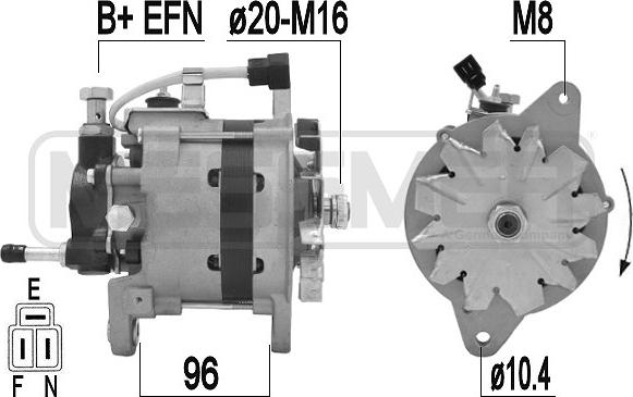 ERA 210768A - Генератор www.autospares.lv