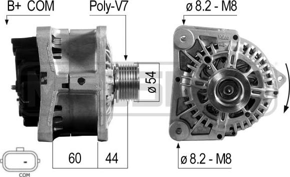 ERA 210700 - Ģenerators www.autospares.lv