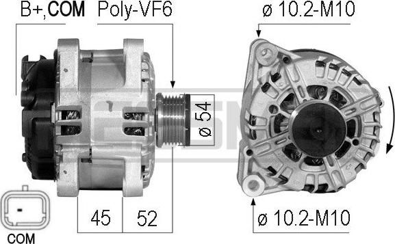 ERA 210717 - Ģenerators autospares.lv