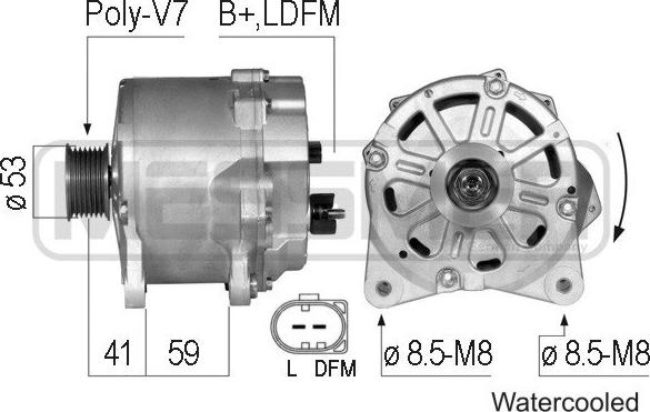 ERA 210789 - Ģenerators www.autospares.lv