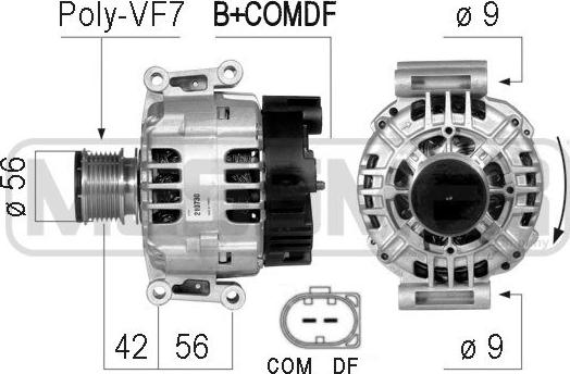 ERA 210730 - Ģenerators www.autospares.lv