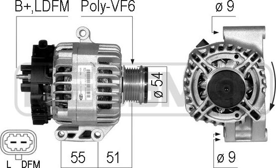 ERA 210738 - Ģenerators www.autospares.lv