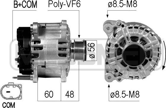 ERA 210732 - Ģenerators www.autospares.lv