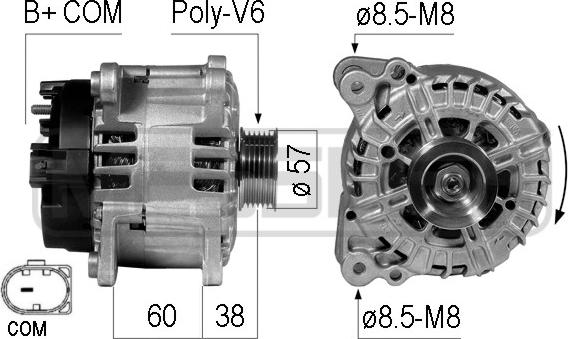 ERA 210737 - Ģenerators autospares.lv