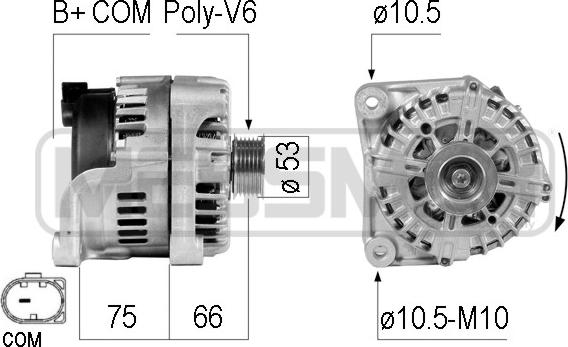 ERA 210771 - Ģenerators www.autospares.lv