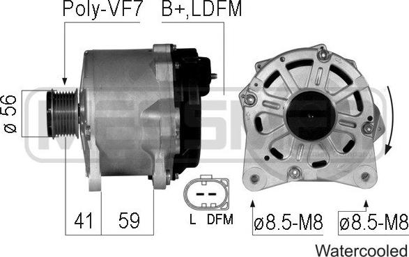 ERA 210777 - Генератор www.autospares.lv