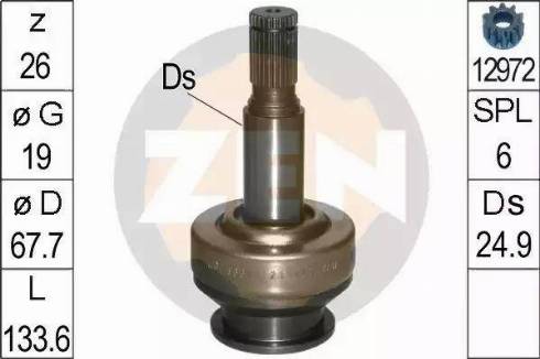 ERA 225 709 - Zobrats, Starteris www.autospares.lv