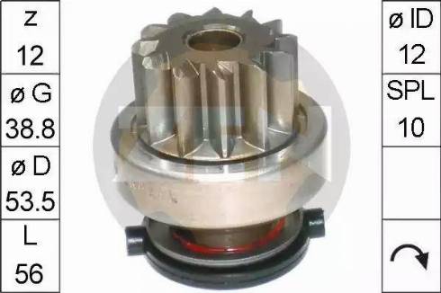 ERA 225 700 - Zobrats, Starteris www.autospares.lv