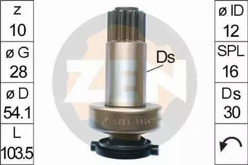 ERA 225 707 - Zobrats, Starteris www.autospares.lv