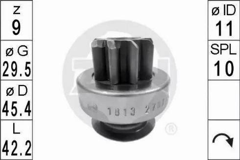 ERA 226088 - Zobrats, Starteris www.autospares.lv