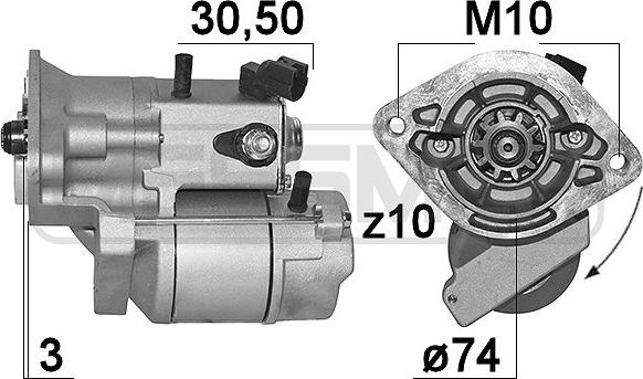 ERA 220994A - Starteris www.autospares.lv