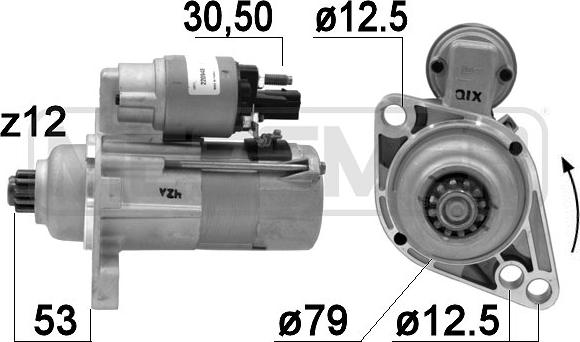 ERA 220948 - Starteris www.autospares.lv