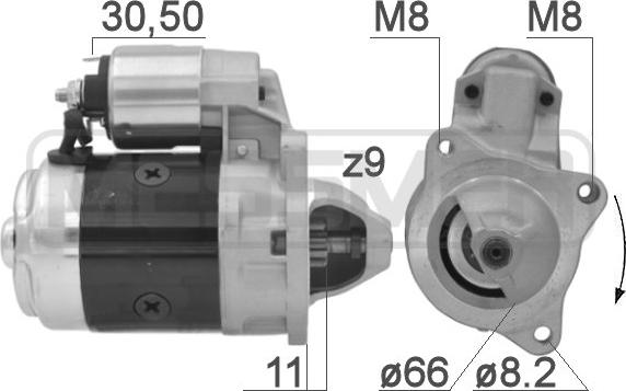 ERA 220943A - Starter www.autospares.lv