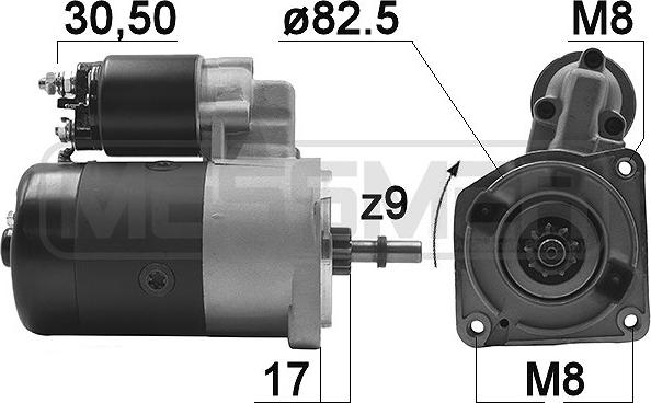 ERA 220956A - Starteris www.autospares.lv