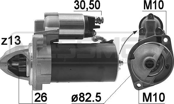 ERA 220952A - Starter www.autospares.lv