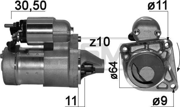 ERA 220904 - Starteris autospares.lv