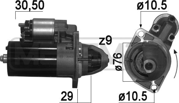 ERA 220908 - Starteris www.autospares.lv