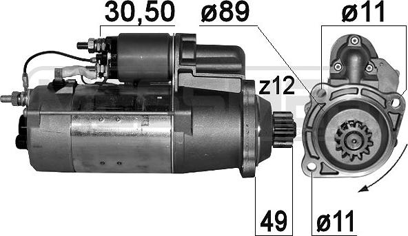 ERA 220916 - Starteris www.autospares.lv