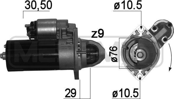 ERA 220913 - Starteris www.autospares.lv