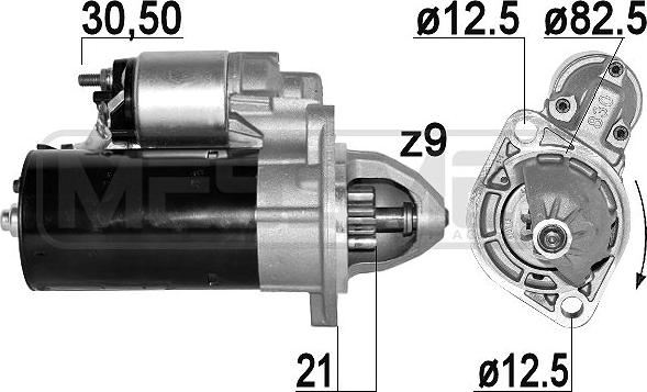 ERA 220912 - Starter www.autospares.lv