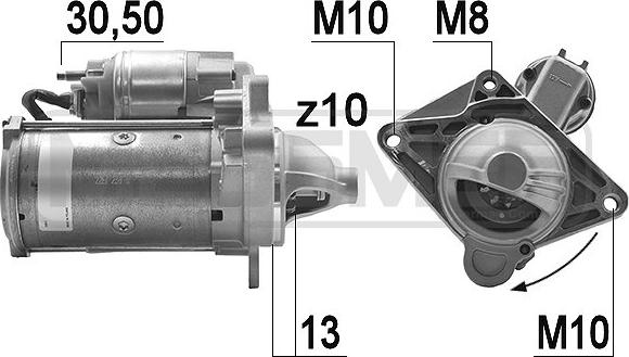 ERA 220980 - Starteris www.autospares.lv