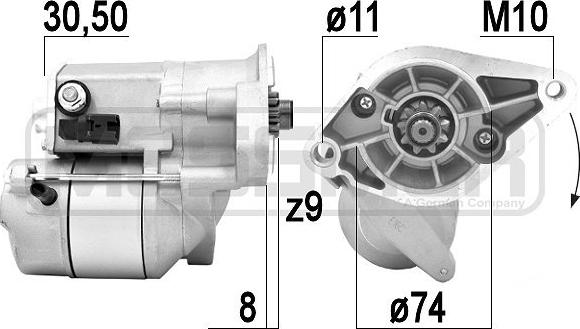 ERA 220924A - Starteris www.autospares.lv