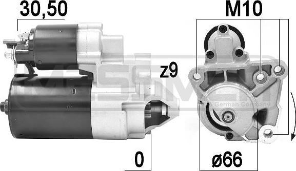 ERA 220923A - Starteris www.autospares.lv