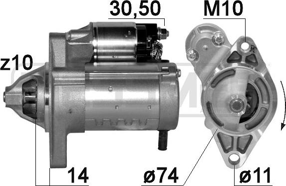 ERA 220927 - Starteris www.autospares.lv