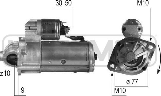 ERA 220498 - Starteris www.autospares.lv